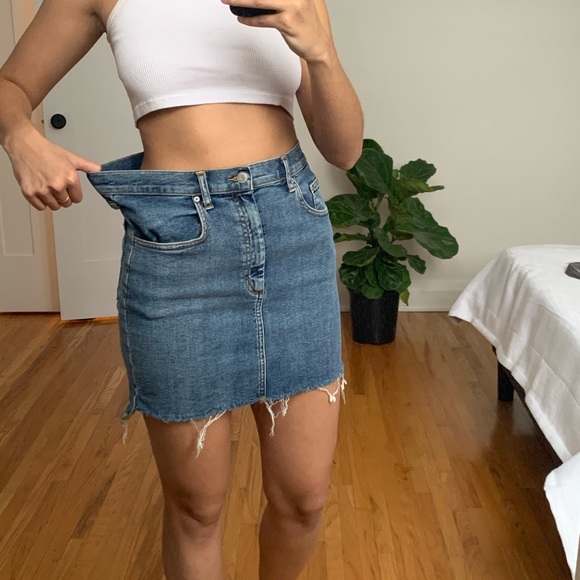 Aritzia Wilfred Denim Skirt 10 - Picture 2 of 6